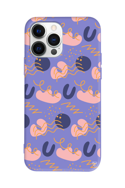 Abstract 10 Lansman Model İçi Kadife Silikon Telefon Kılıfı