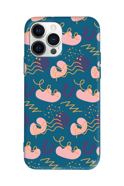 Abstract 10 Lansman Model İçi Kadife Silikon Telefon Kılıfı