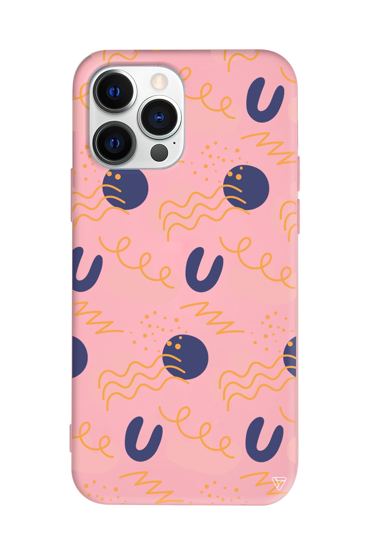 Abstract 10 Lansman Model İçi Kadife Silikon Telefon Kılıfı