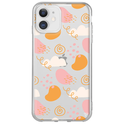 Abstract 6 Lansman Model İçi Kadife Silikon Telefon Kılıfı