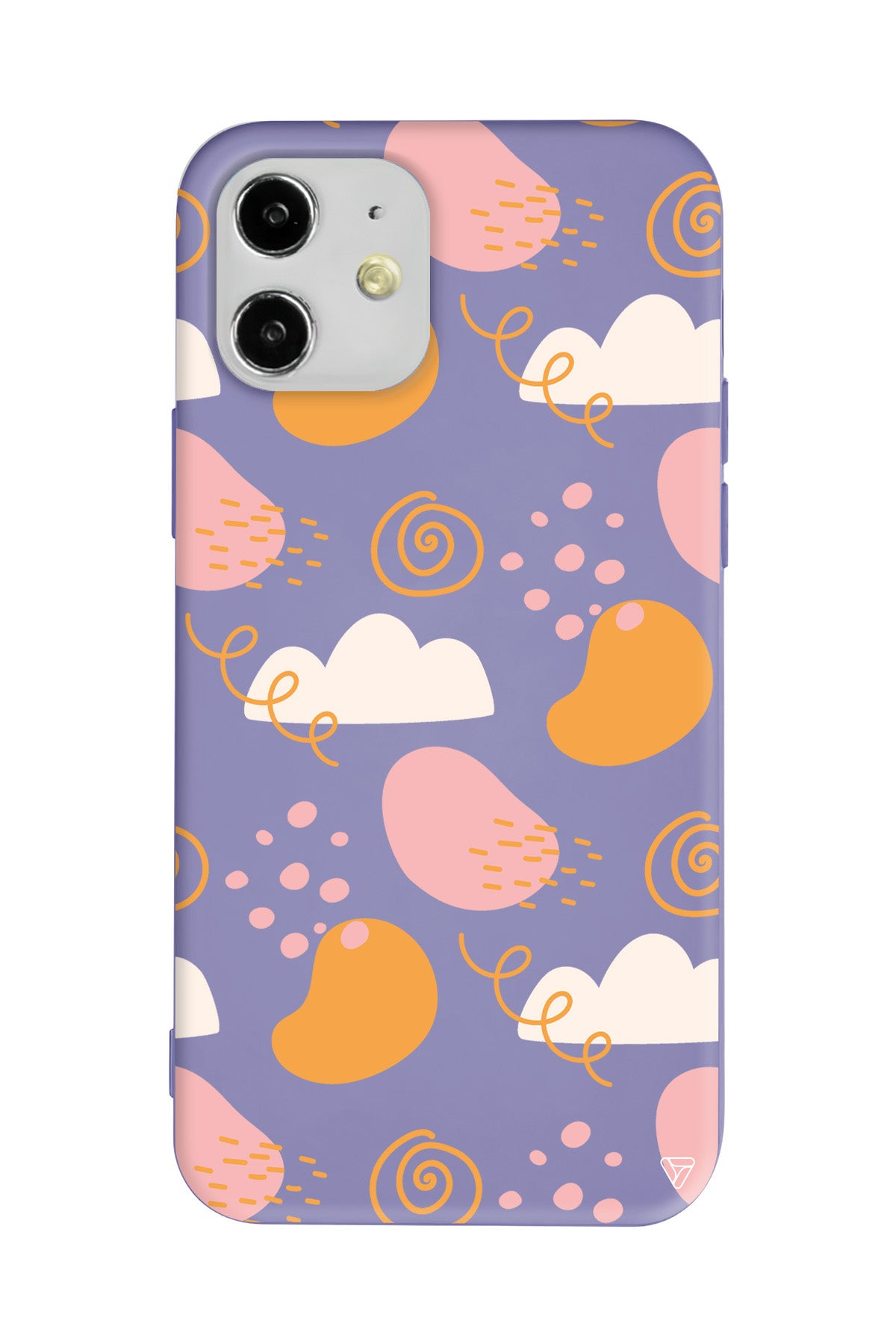 Abstract 6 Lansman Model İçi Kadife Silikon Telefon Kılıfı