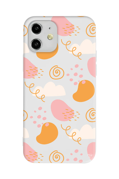 Abstract 6 Lansman Model İçi Kadife Silikon Telefon Kılıfı