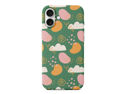 Abstract 6 Lansman Model İçi Kadife Silikon Telefon Kılıfı – Plus Serisine Özel