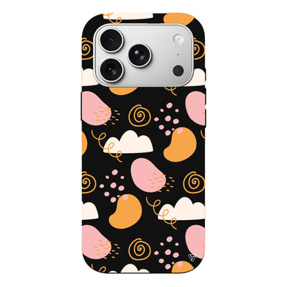 Abstract 6 Lansman Model İçi Kadife Silikon Telefon Kılıfı