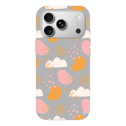 Abstract 6 Lansman Model İçi Kadife Silikon Telefon Kılıfı