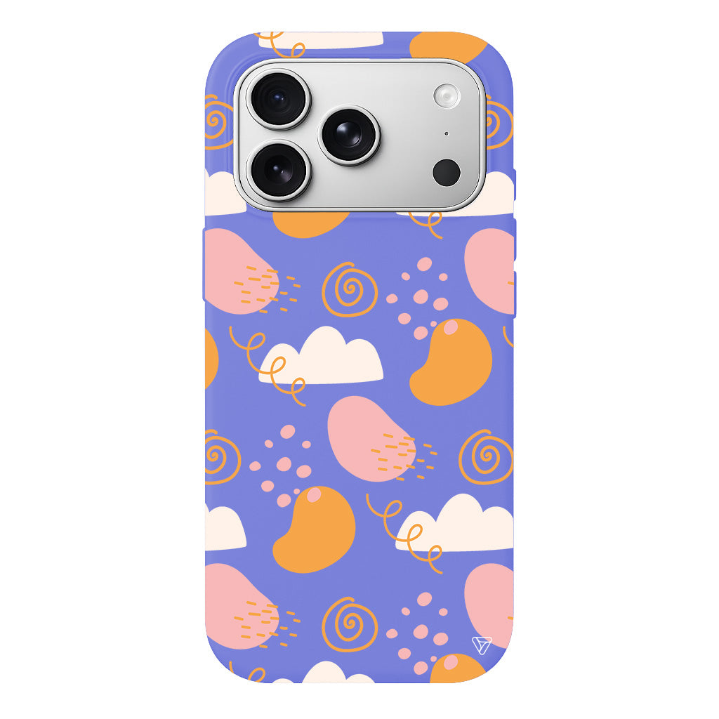 Abstract 6 Lansman Model İçi Kadife Silikon Telefon Kılıfı