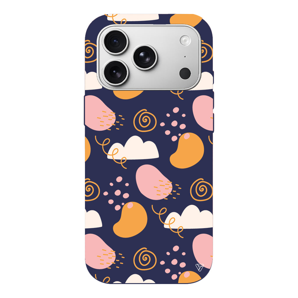 Abstract 6 Lansman Model İçi Kadife Silikon Telefon Kılıfı