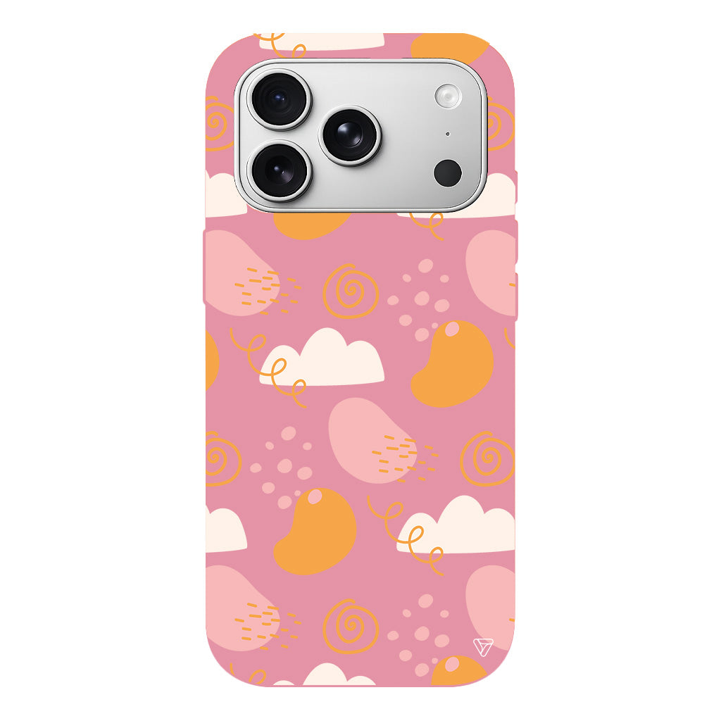 Abstract 6 Lansman Model İçi Kadife Silikon Telefon Kılıfı