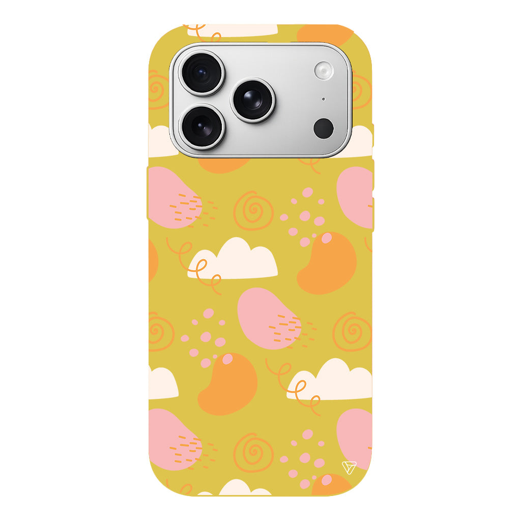 Abstract 6 Lansman Model İçi Kadife Silikon Telefon Kılıfı