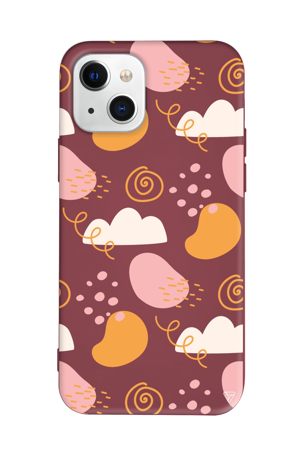 Abstract 6 Lansman Model İçi Kadife Silikon Telefon Kılıfı