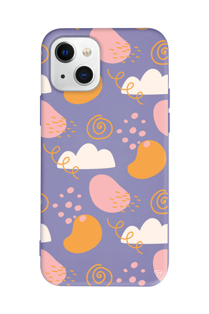 Abstract 6 Lansman Model İçi Kadife Silikon Telefon Kılıfı