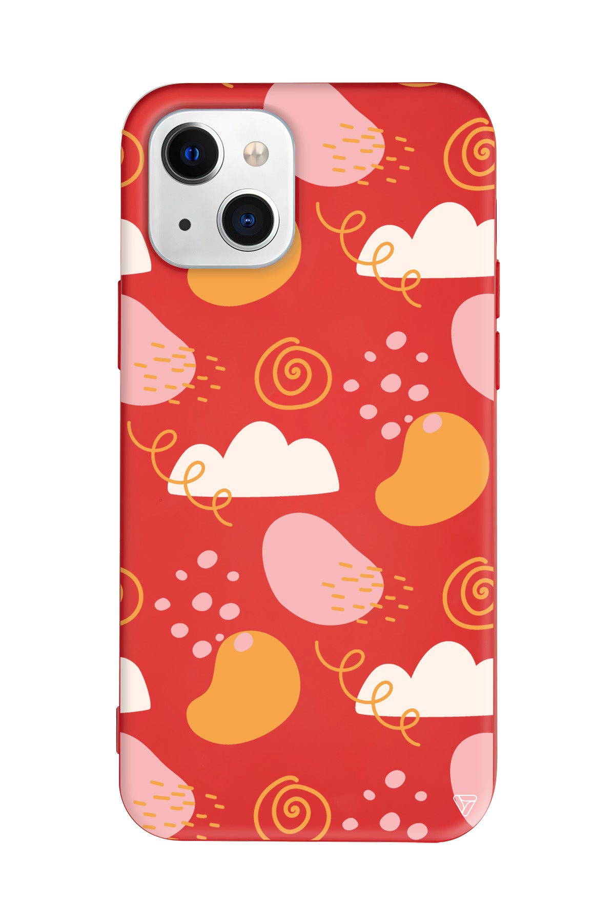 Abstract 6 Lansman Model İçi Kadife Silikon Telefon Kılıfı – Plus Serisine Özel