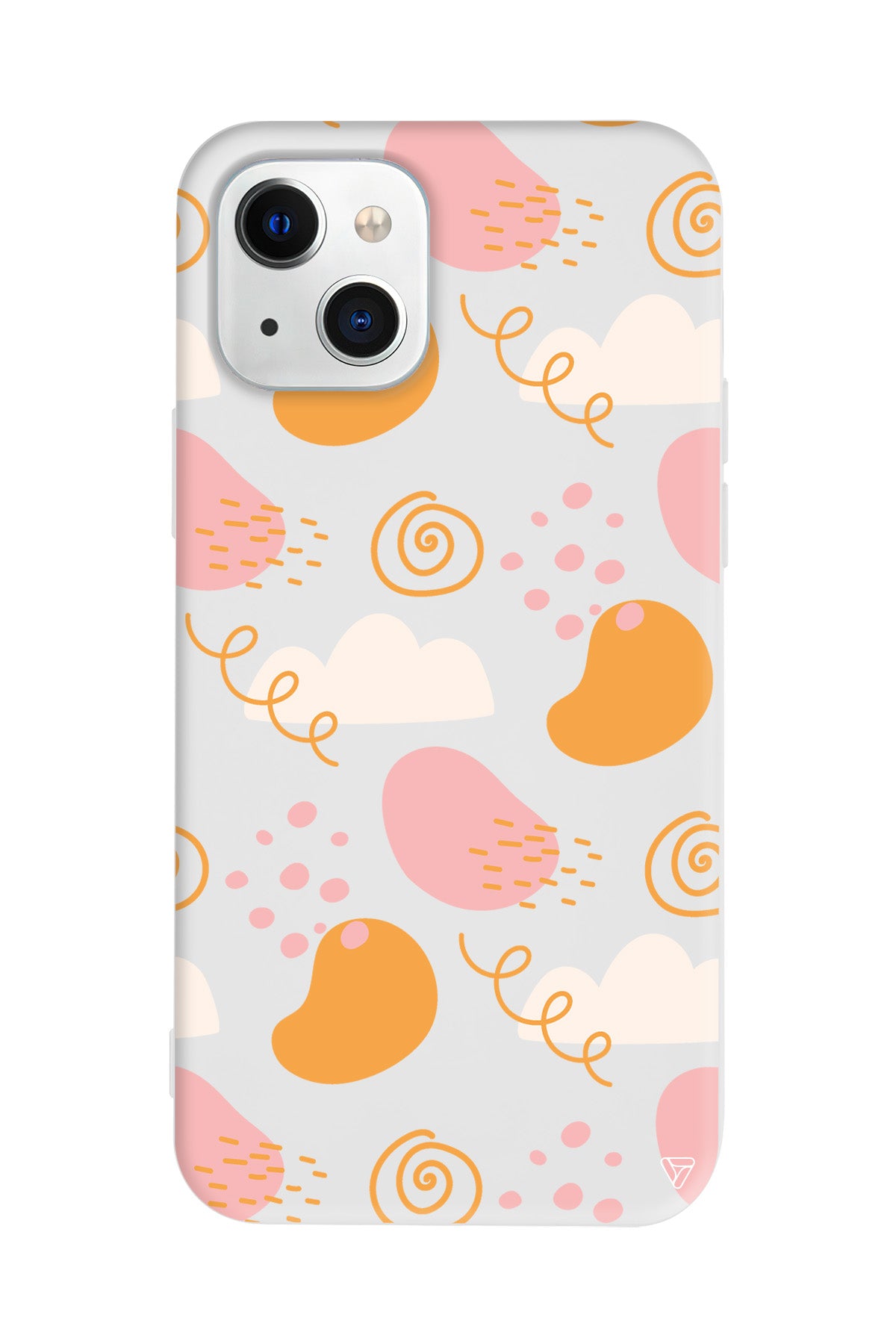 Abstract 6 Lansman Model İçi Kadife Silikon Telefon Kılıfı