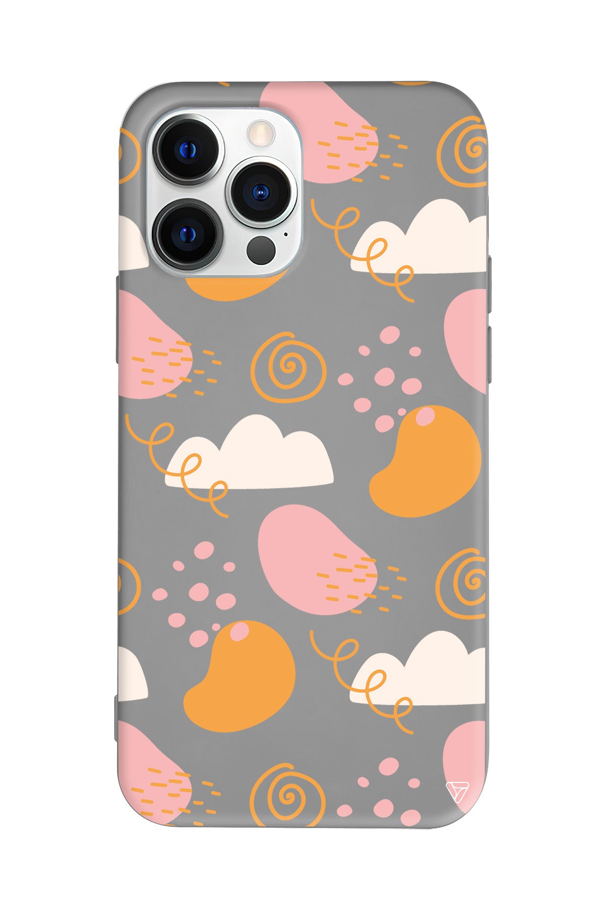 Abstract 6 Lansman Model İçi Kadife Silikon Telefon Kılıfı