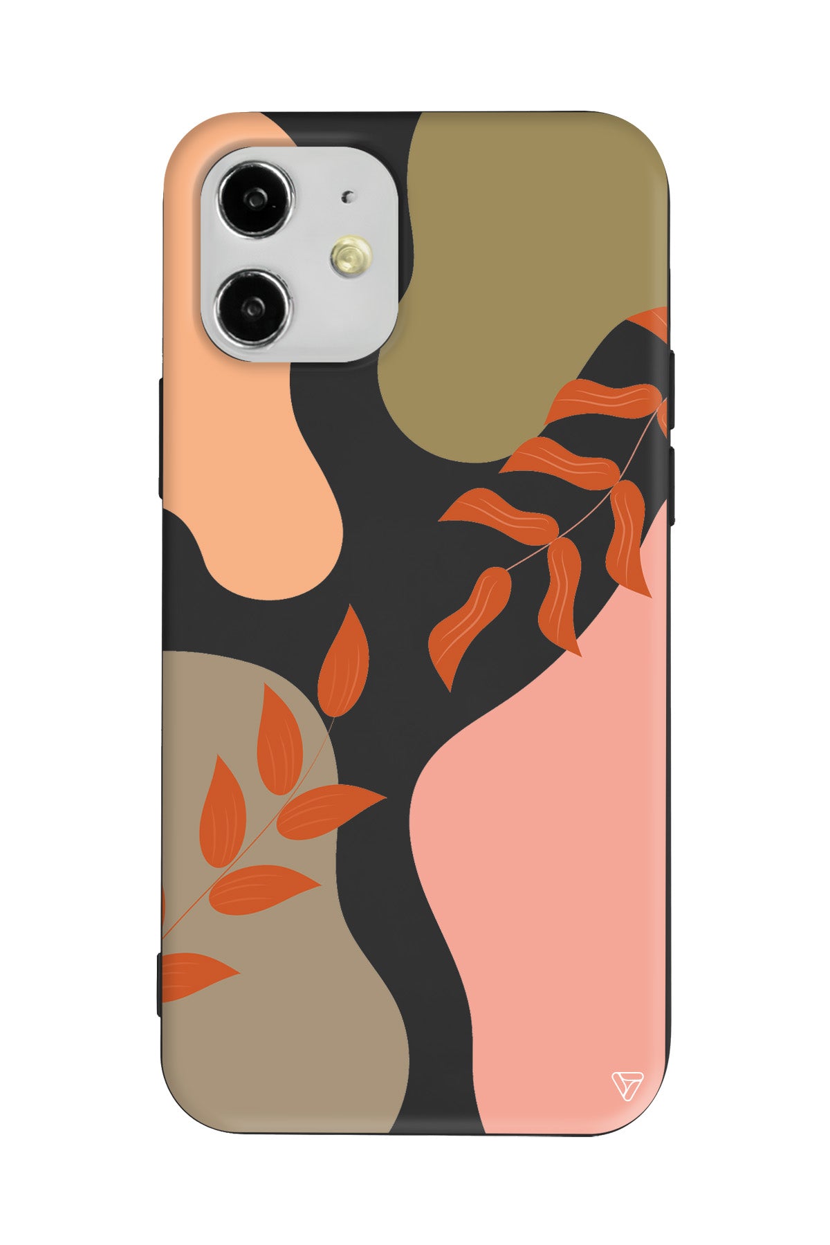 Leaf Touch Lansman Model İçi Kadife Silikon Telefon Kılıfı