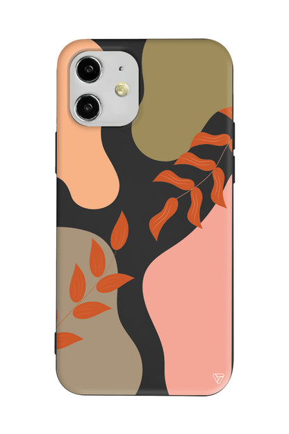 Leaf Touch Lansman Model İçi Kadife Silikon Telefon Kılıfı