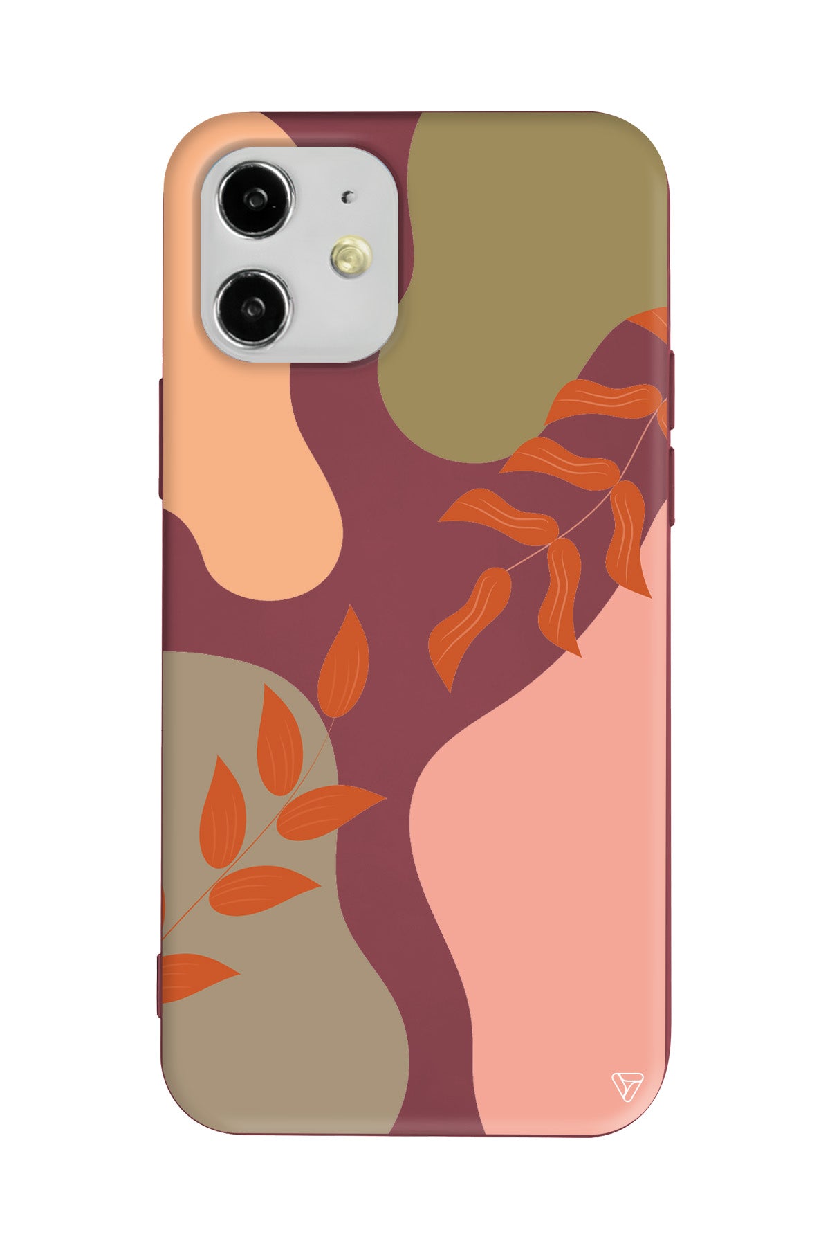 Leaf Touch Lansman Model İçi Kadife Silikon Telefon Kılıfı