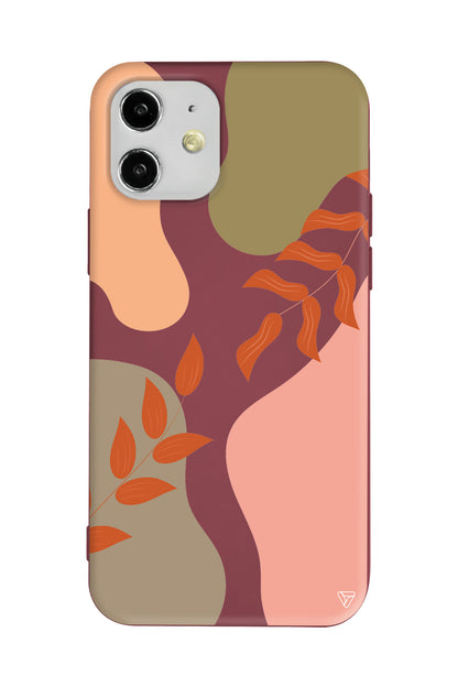 Leaf Touch Lansman Model İçi Kadife Silikon Telefon Kılıfı