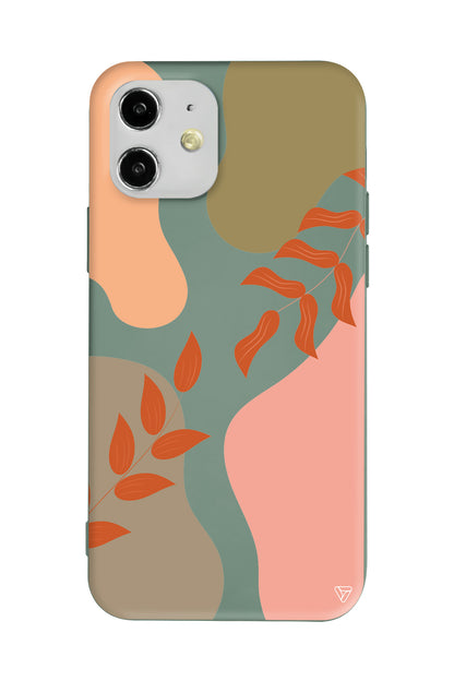 Leaf Touch Lansman Model İçi Kadife Silikon Telefon Kılıfı