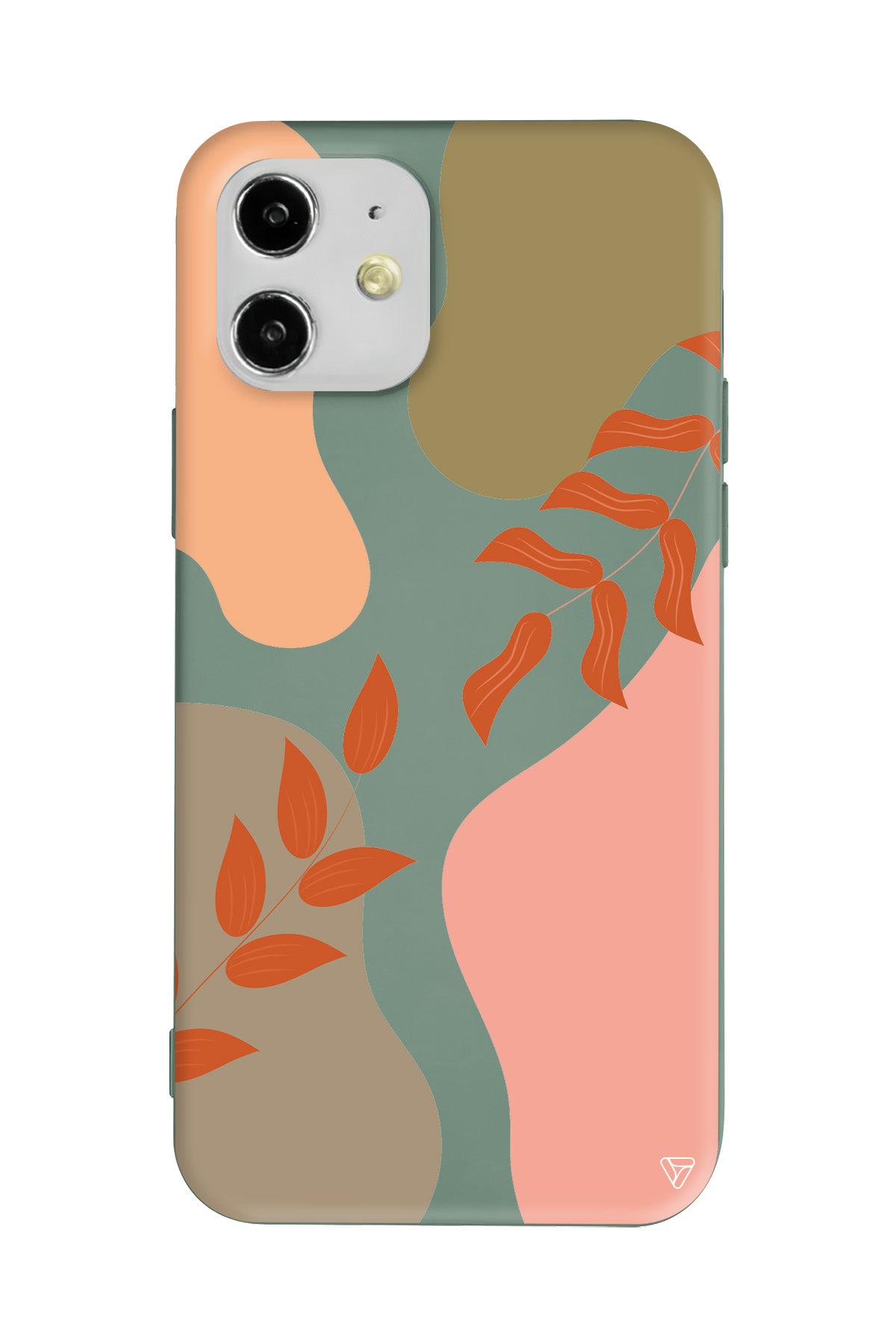 Leaf Touch Lansman Model İçi Kadife Silikon Telefon Kılıfı