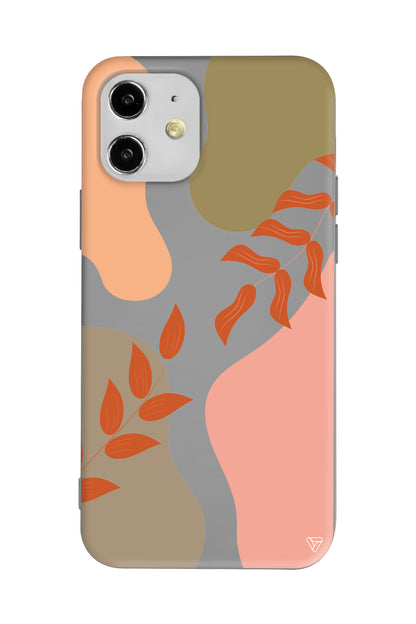 Leaf Touch Lansman Model İçi Kadife Silikon Telefon Kılıfı