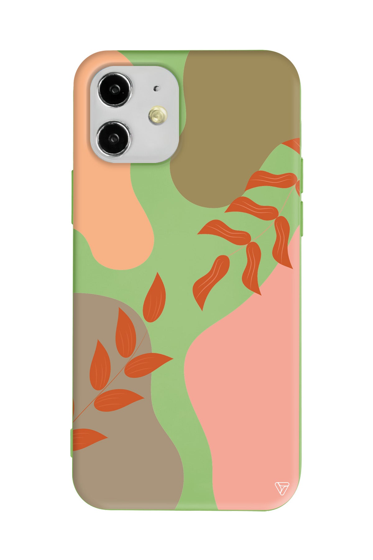 Leaf Touch Lansman Model İçi Kadife Silikon Telefon Kılıfı