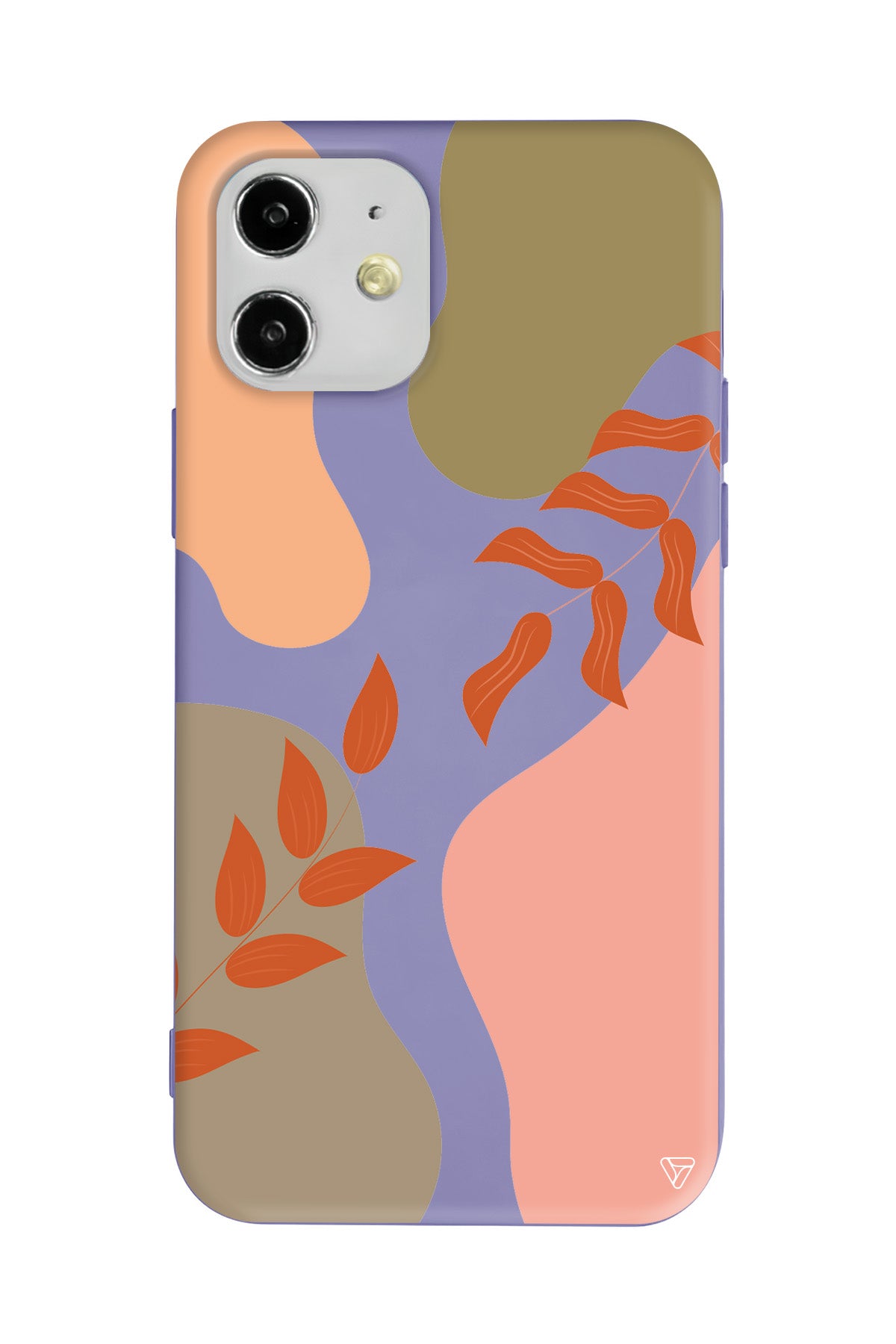 Leaf Touch Lansman Model İçi Kadife Silikon Telefon Kılıfı