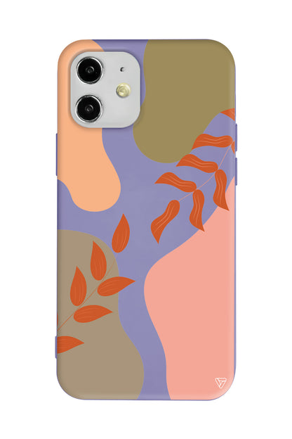 Leaf Touch Lansman Model İçi Kadife Silikon Telefon Kılıfı