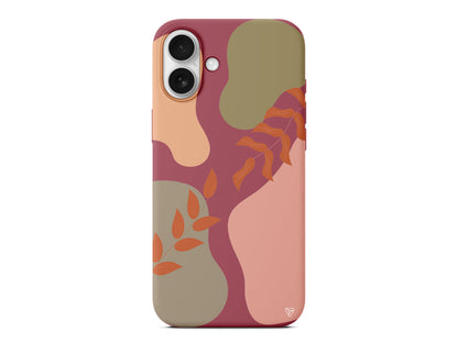 Leaf Touch Lansman Model İçi Kadife Silikon Telefon Kılıfı