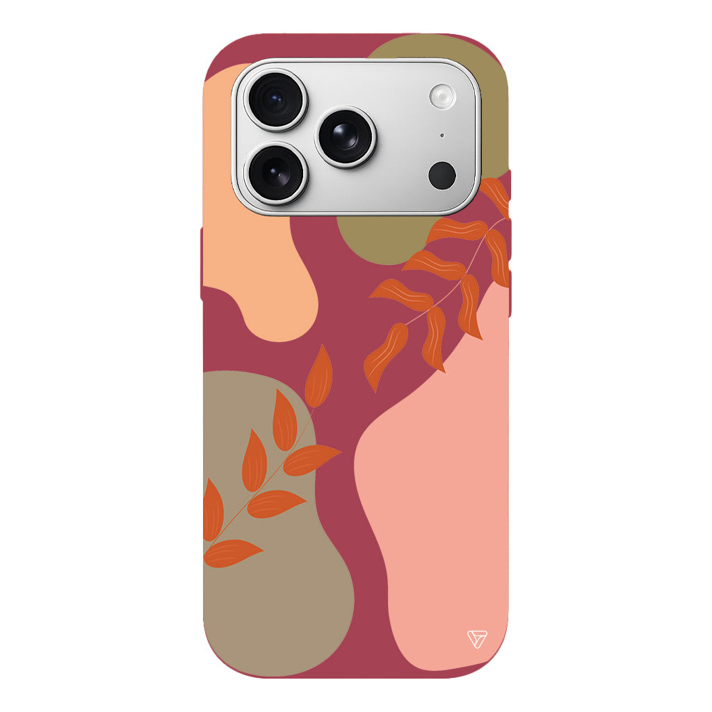 Leaf Touch Lansman Model İçi Kadife Silikon Telefon Kılıfı