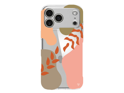 Leaf Touch Lansman Model İçi Kadife Silikon Telefon Kılıfı