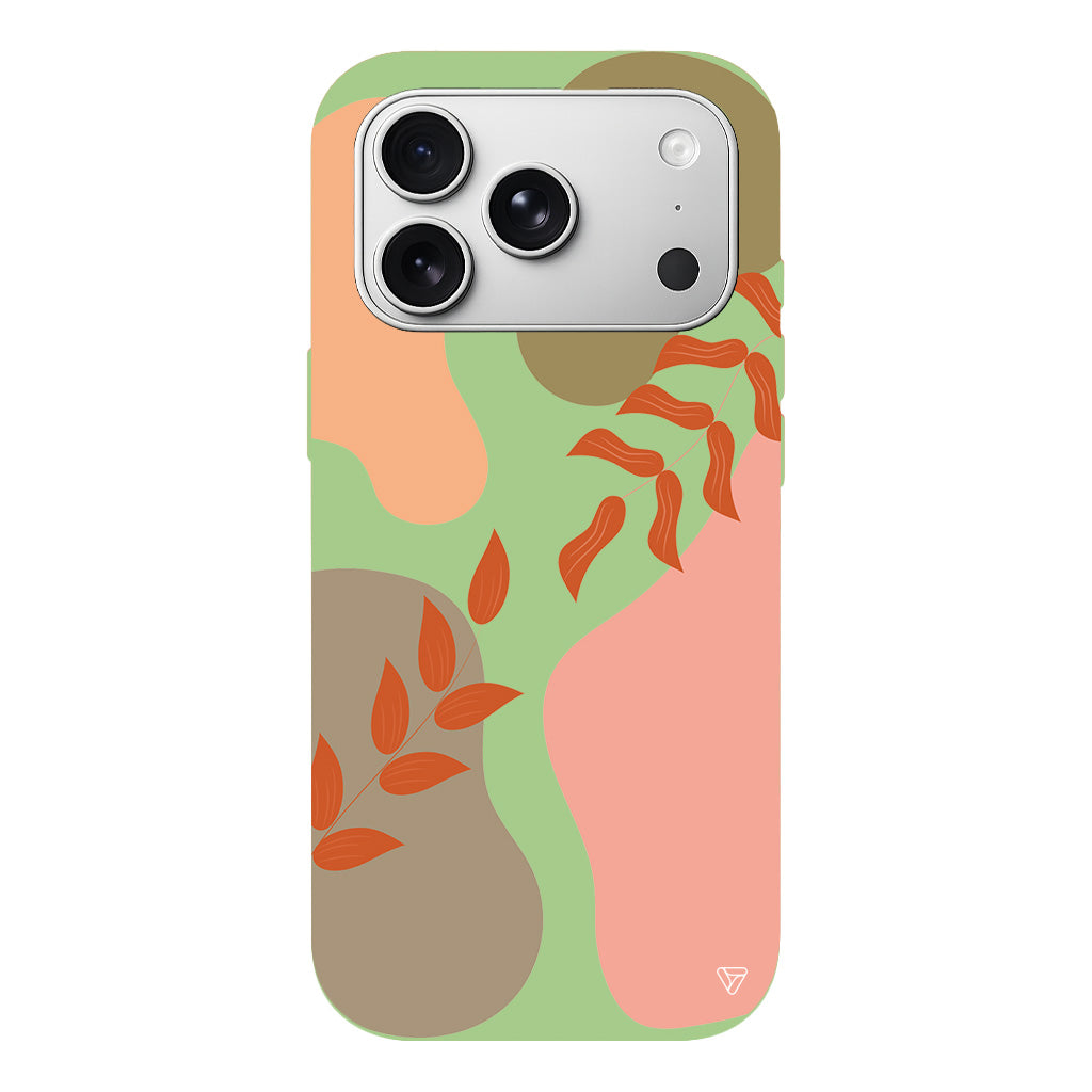 Leaf Touch Lansman Model İçi Kadife Silikon Telefon Kılıfı