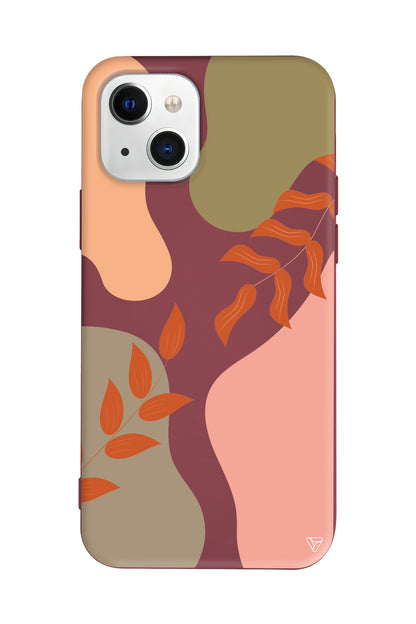 Leaf Touch Lansman Model İçi Kadife Silikon Telefon Kılıfı