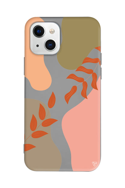 Leaf Touch Lansman Model İçi Kadife Silikon Telefon Kılıfı