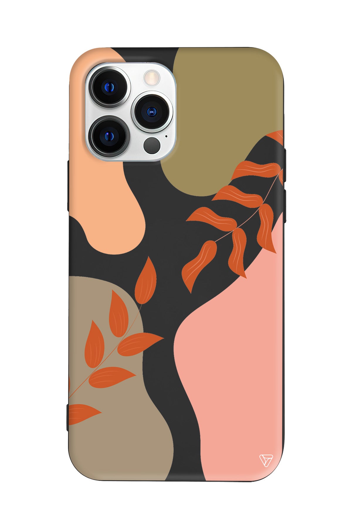 Leaf Touch Lansman Model İçi Kadife Silikon Telefon Kılıfı