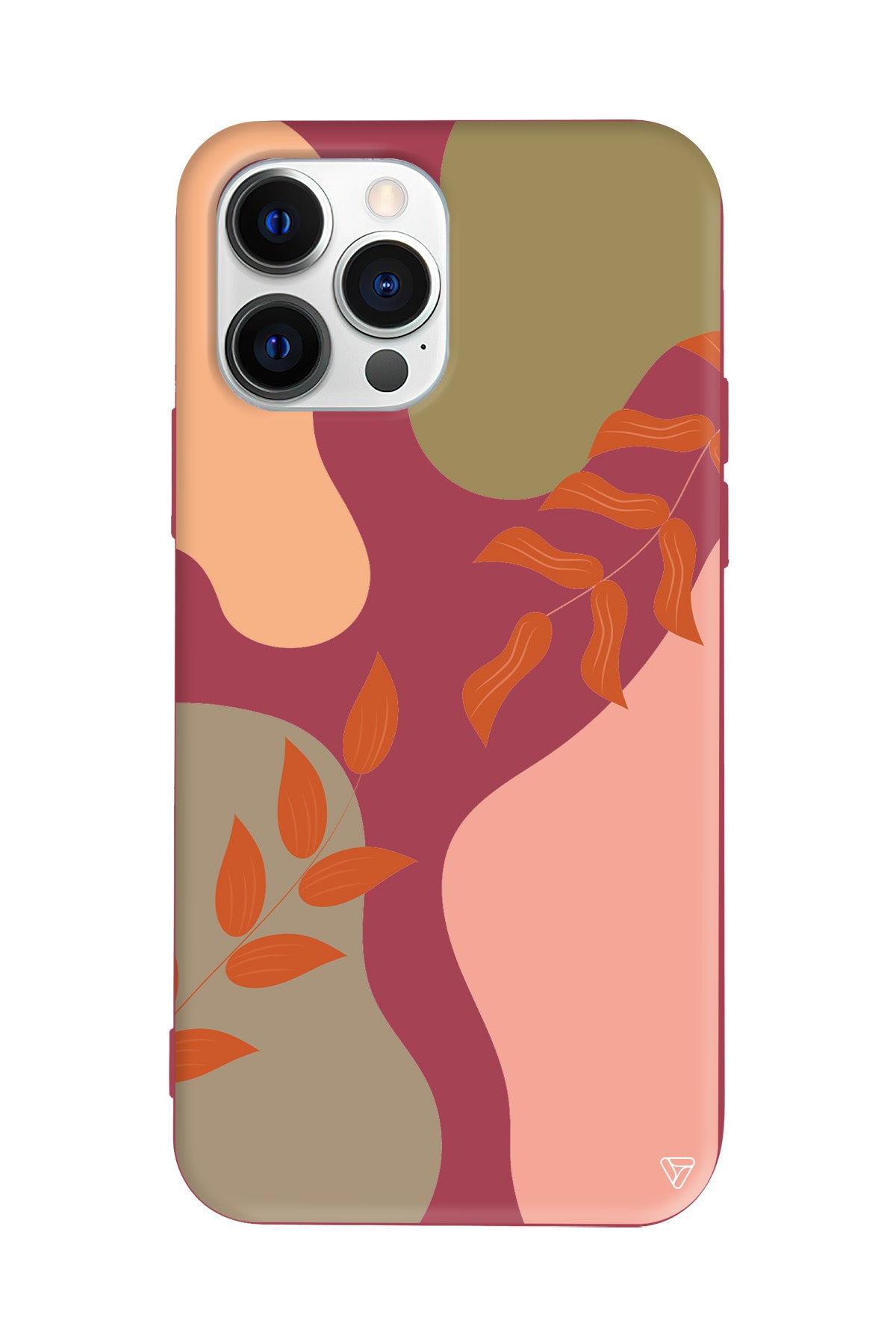 Leaf Touch Lansman Model İçi Kadife Silikon Telefon Kılıfı