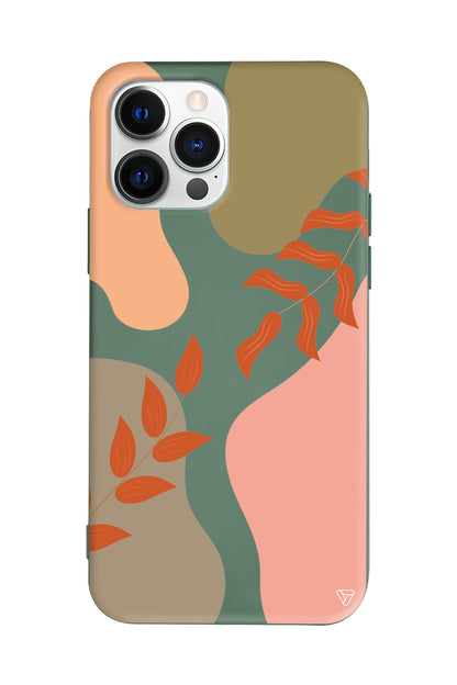 Leaf Touch Lansman Model İçi Kadife Silikon Telefon Kılıfı