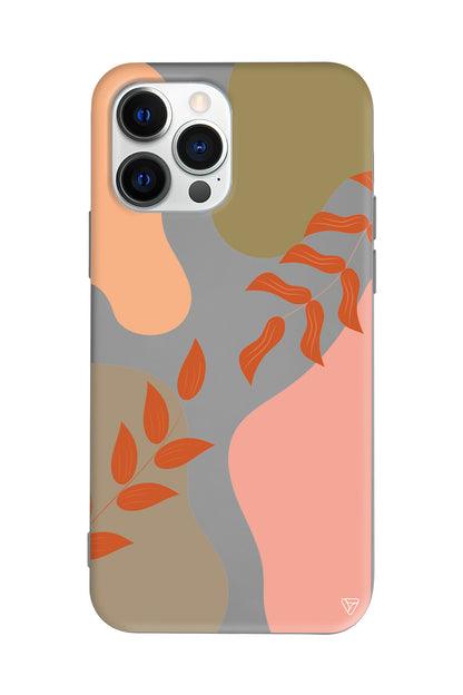 Leaf Touch Lansman Model İçi Kadife Silikon Telefon Kılıfı