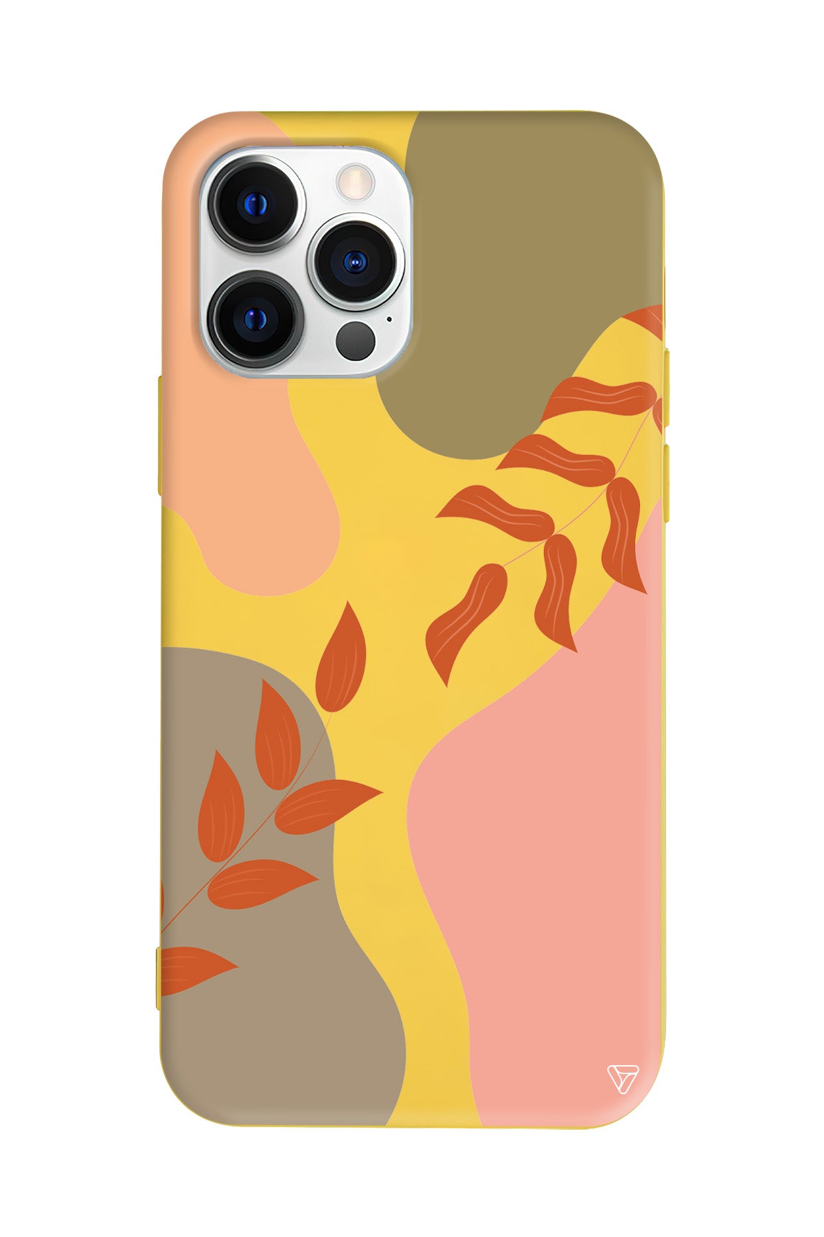 Leaf Touch Lansman Model İçi Kadife Silikon Telefon Kılıfı