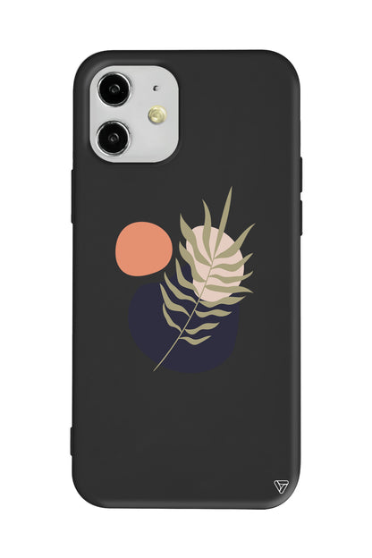 Botanik Lansman Model İçi Kadife Silikon Telefon Kılıfı