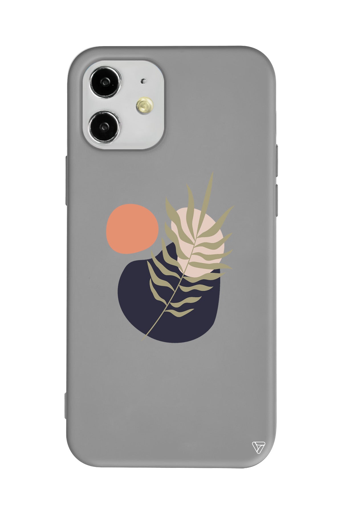 Botanik Lansman Model İçi Kadife Silikon Telefon Kılıfı