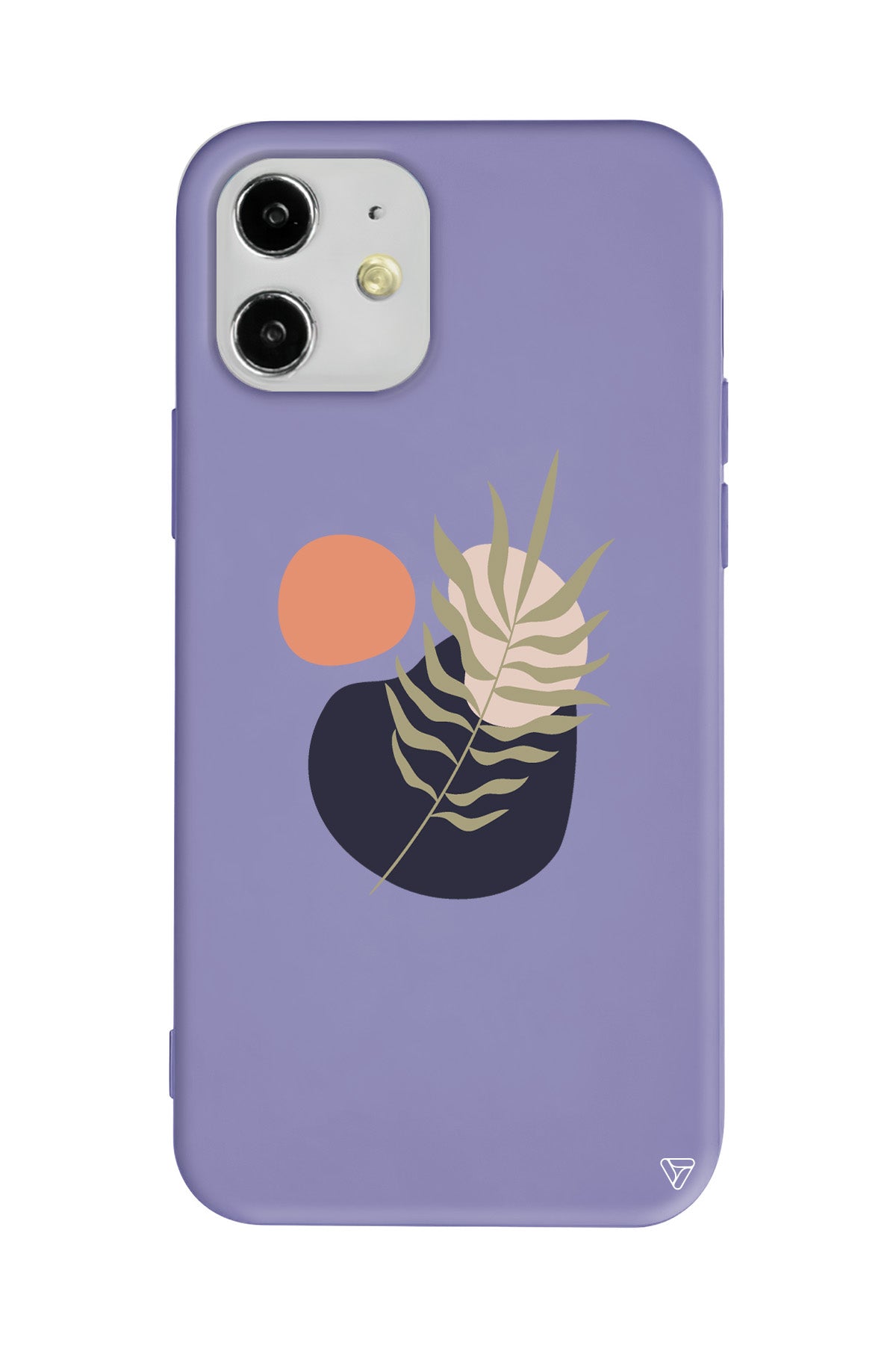 Botanik Lansman Model İçi Kadife Silikon Telefon Kılıfı