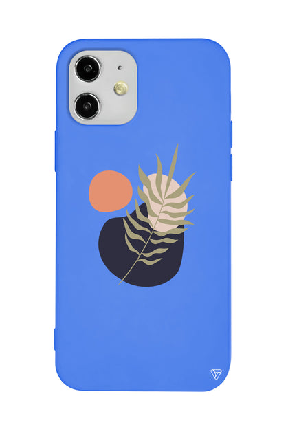 Botanik Lansman Model İçi Kadife Silikon Telefon Kılıfı