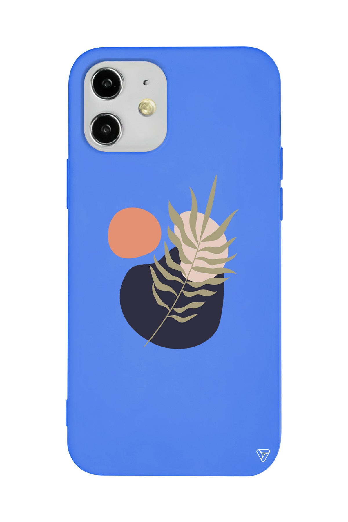 Botanik Lansman Model İçi Kadife Silikon Telefon Kılıfı