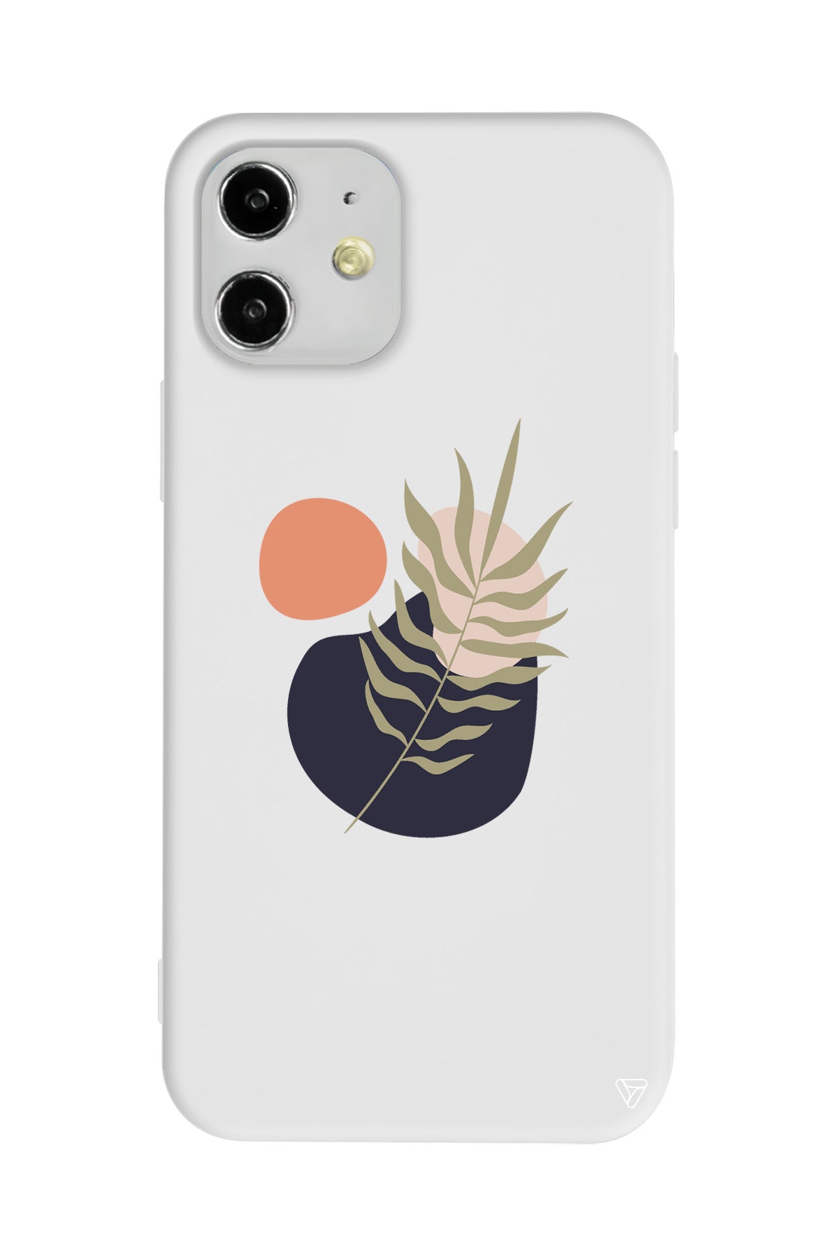 Botanik Lansman Model İçi Kadife Silikon Telefon Kılıfı