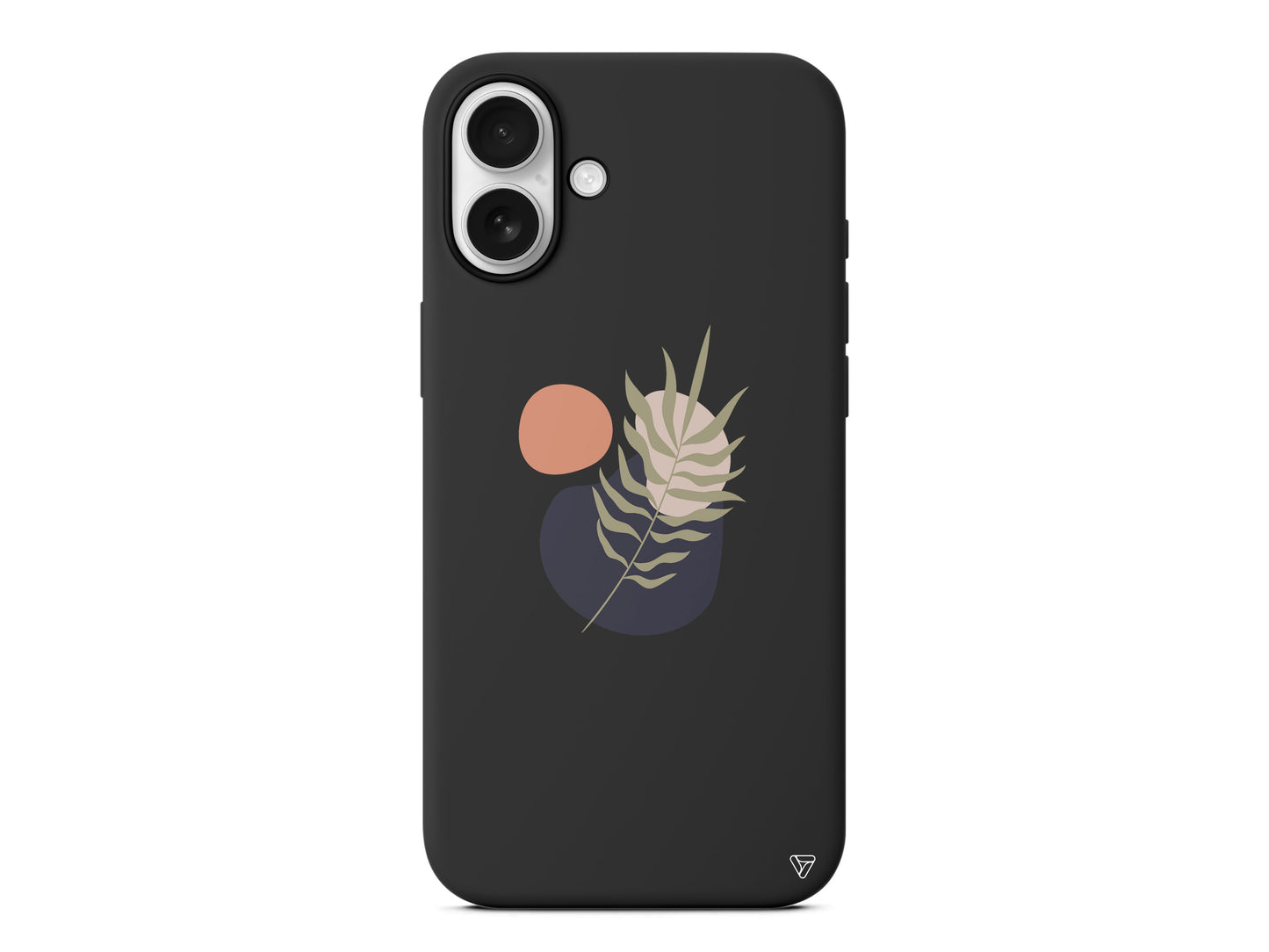 Botanik Lansman Model İçi Kadife Silikon Telefon Kılıfı