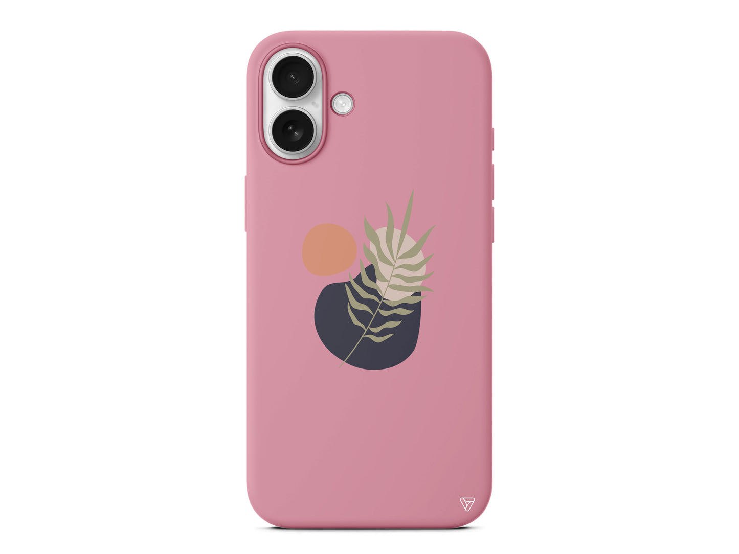 Botanik Lansman Model İçi Kadife Silikon Telefon Kılıfı