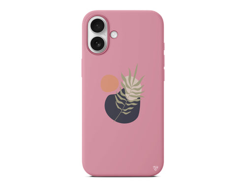 Botanik Lansman Model İçi Kadife Silikon Telefon Kılıfı – Plus Serisine Özel