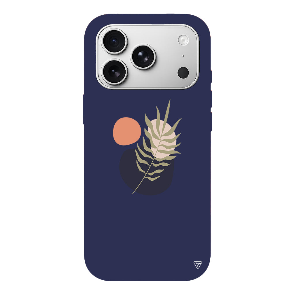 Botanik Lansman Model İçi Kadife Silikon Telefon Kılıfı