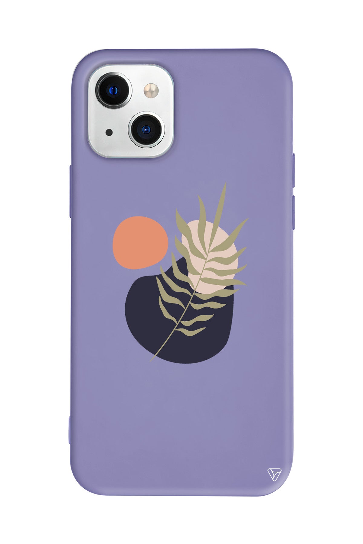 Botanik Lansman Model İçi Kadife Silikon Telefon Kılıfı